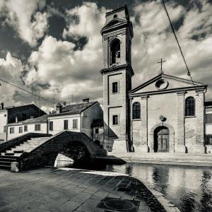 SfUILJ Centro storico di Comacchio - Ponte e Chiesa del Carmine - Vanni Lazzari