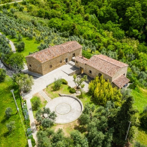 Casa Natale di Leonardo da Vinci, vista aerea - ENIT SpA