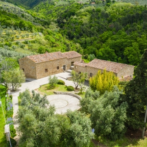 Casa Natale di Leonardo da Vinci, vista aerea - ENIT SpA