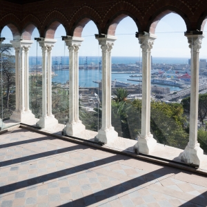 Vista sul porto di Genova dal Castello D'Albertis - Agenzia per la Promozione Turistica InLiguria