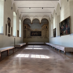 Monastery refectory by Martina Anelli
