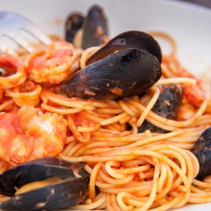 Pasta with mussels - Regione Veneto