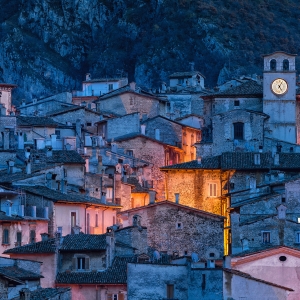 Scanno al tramonto - Enrico Sarchione