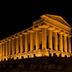 Tempio della Concordia di notte - Paolo Barone