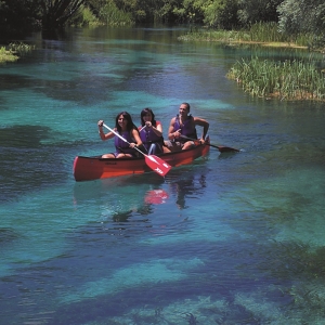 Canoa sul fiume Tirino - Abruzzo Turismo