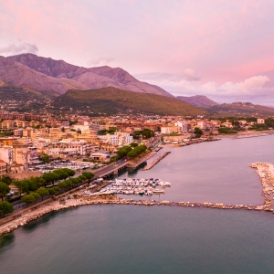 Aerial view of the Tourist Port Molo Azzurra of Formia - ENIT SpA