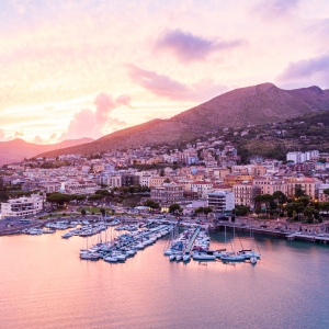 Aerial view of Porto Vespucci in Formia - ENIT SpA
