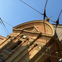 Chiesa di San Domenico a Modena e fili tram - Matteolel