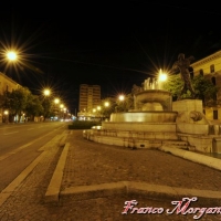 La fontana dei due fiumi in Largo Garibaldi - Franco Morgante
