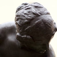 Fontana della ninfa (dettaglio della testa, anteriore)
