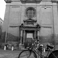 Facciata di Sant'Agostino bianco e nero - BeaDominianni - Modena (MO)