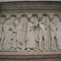 Duomo di Modena, pannello scultoreo di facciata - Giuch86