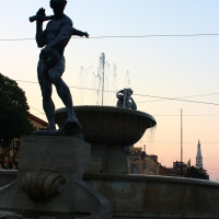 Fontana dei due fiumi al crepuscolo - BeaDominianni - Modena (MO)