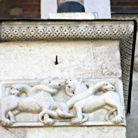 Dettaglio della facciata del duomo di Modena 1 foto di Mongolo1984