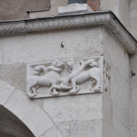 Duomo modena estero particolare facciata foto di Manesti