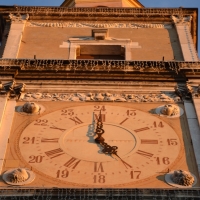 Palazzo Comunale - torre orologio al tramonto - Maxy.champ