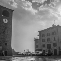 La torre in bianco e nero - Angelo nastri nacchio - Castelvetro di Modena (MO)