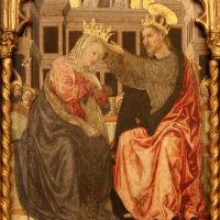 Angelo e bartolomeo degli erri, polittico dell'ospedale della morte, 1462-66, 07 incoronazione della vergine - Sailko - Modena (MO)