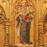 Angelo e bartolomeo degli erri, polittico dell'ospedale della morte, 1462-66, predella 02 orsola - Sailko - Modena (MO)