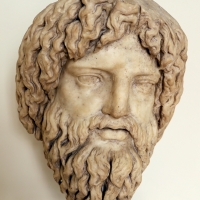 Arte romana, testa colossale di giove o asclepio, 150-200 dc ca - Sailko - Modena (MO)