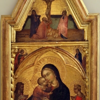 Barnaba da modena, madonna col bambino, crocifissione e annunciazione, 1350-60 ca - Sailko - Modena (MO)