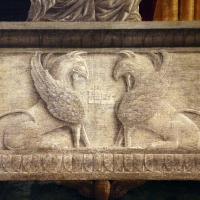 Bartolomeo bonascia, pietÃ , 1475-95 ca. 03 grifoni - Sailko - Modena (MO)