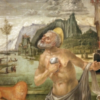 Bernardo parentino, cristo portacroce tra i ss. girolamo e agostino, 1492-96 ca. 04