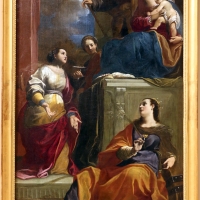 Carlo bononi, sacra famiglia con le sante caterina, barbara e lucia, 1626 - Sailko - Modena (MO)