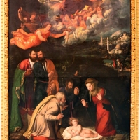 Dosso e battista dossi, adorazione del bambino, 1535-36, 01 - Sailko - Modena (MO)