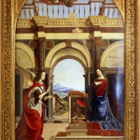 Francesco bianchi ferrari e giovanni antonio scacceri, annunciazione, 1506-12, 01 - Sailko - Modena (MO)
