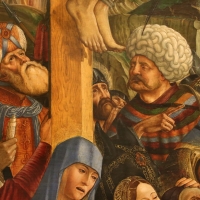 Francesco bianchi ferrari, crocifissione coi ss. girolamo e francesco (pala delle tre croci), 1490-95 ca. 06 - Sailko - Modena (MO)