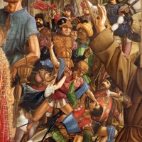 Francesco bianchi ferrari, crocifissione coi ss. girolamo e francesco (pala delle tre croci), 1490-95 ca. 10 - Sailko - Modena (MO) 