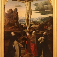 Francesco bianchi ferrari, crocifissione coi ss. maddalena, domenico e pietro martire, 1500-10 ca. 01 - Sailko - Modena (MO)