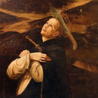 Francesco bianchi ferrari, crocifissione coi ss. maddalena, domenico e pietro martire, 1500-10 ca. 05 - Sailko - Modena (MO)