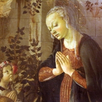 Francesco botticini, adorazione del bambino, 1470-80 ca. 04 - Sailko - Modena (MO)