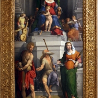 Garofalo, madonna col bambino in trono, angeli e santi, 1533, 01 - Sailko