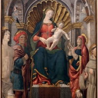 Giovanni antonio bazzi, madonna col bambino e santi, 1480-1500 ca. 01 - Sailko