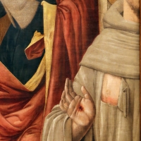 Giovanni antonio bazzi, madonna col bambino e santi, 1480-1500 ca. 04 francesco - Sailko - Modena (MO)