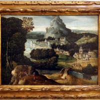 Il civetta, paesaggio con san girolamo, 1540-50 ca - Sailko - Modena (MO)
