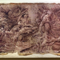 Leolio orsi, frammenti di affreschi dalla rocca di novellara, 1546 ca., scena di diluvio con deucalione e pirra 02 - Sailko - Modena (MO)