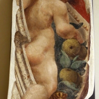 Leolio orsi, frammenti di affreschi dalla rocca di novellara, 1555-56 ca., 02 putto - Sailko