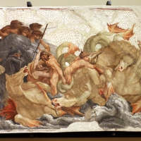 Leolio orsi, frammenti di affreschi dalla rocca di novellara, 1555-56 ca., 03 scena di diluvio con divinitÃ  marine - Sailko - Modena (MO)