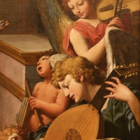 Leonello spada, visione di san francesco d'assisi, 1617-18, 02 angeli musicanti - Sailko - Modena (MO)