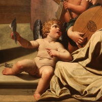 Leonello spada, visione di san francesco d'assisi, 1617-18, 04 angioletto cantore - Sailko - Modena (MO)