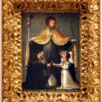 NiccolÃ² dell'abate, san placido accoglie sotto il piviale le monache di sant'eufemia, 1529-36 ca - Sailko - Modena (MO)