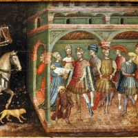 Secondo maestro di carpi, leggenda di san giovanni boccadoro (crisostomo), 1430 ca. 09 - Sailko - Modena (MO)