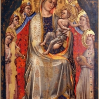 Simone dei crocifissi, madonna in trono col bambino e angeli, 1390-99 ca - Sailko - Modena (MO)