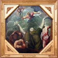 Tintoretto, tavole per un soffitto a palazzo pisani in san paterniano a venezia, 1541-42, strage dei figli di niobe - Sailko - Modena (MO)