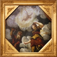 Tintoretto, tavole per un soffitto a palazzo pisani in san paterniano a venezia, 1541-42, vulcano, minerva e amore (nascita di erittonio) - Sailko - Modena (MO)