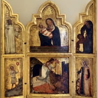 Tommaso barisini da modena, madonna col bambino, santi e scene della vita di cristo, 1345-55 ca. 01 - Sailko